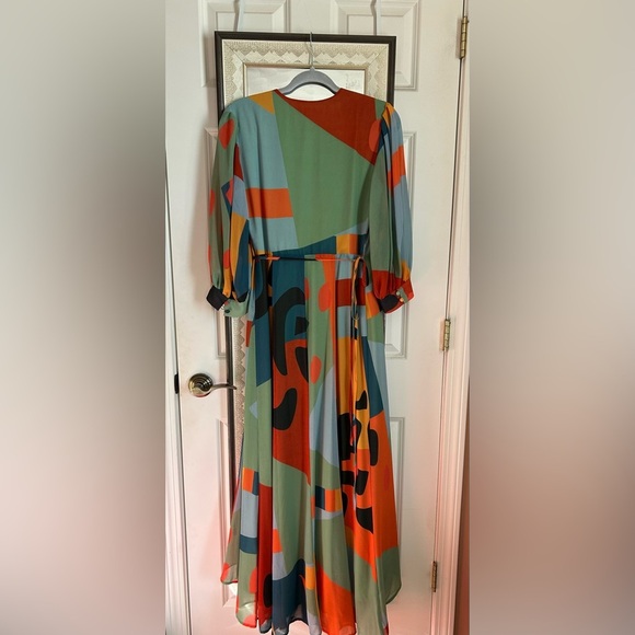 Hutch | Abstract Wrap Maxi Dress | Anthropologie - Picture 4 of 9